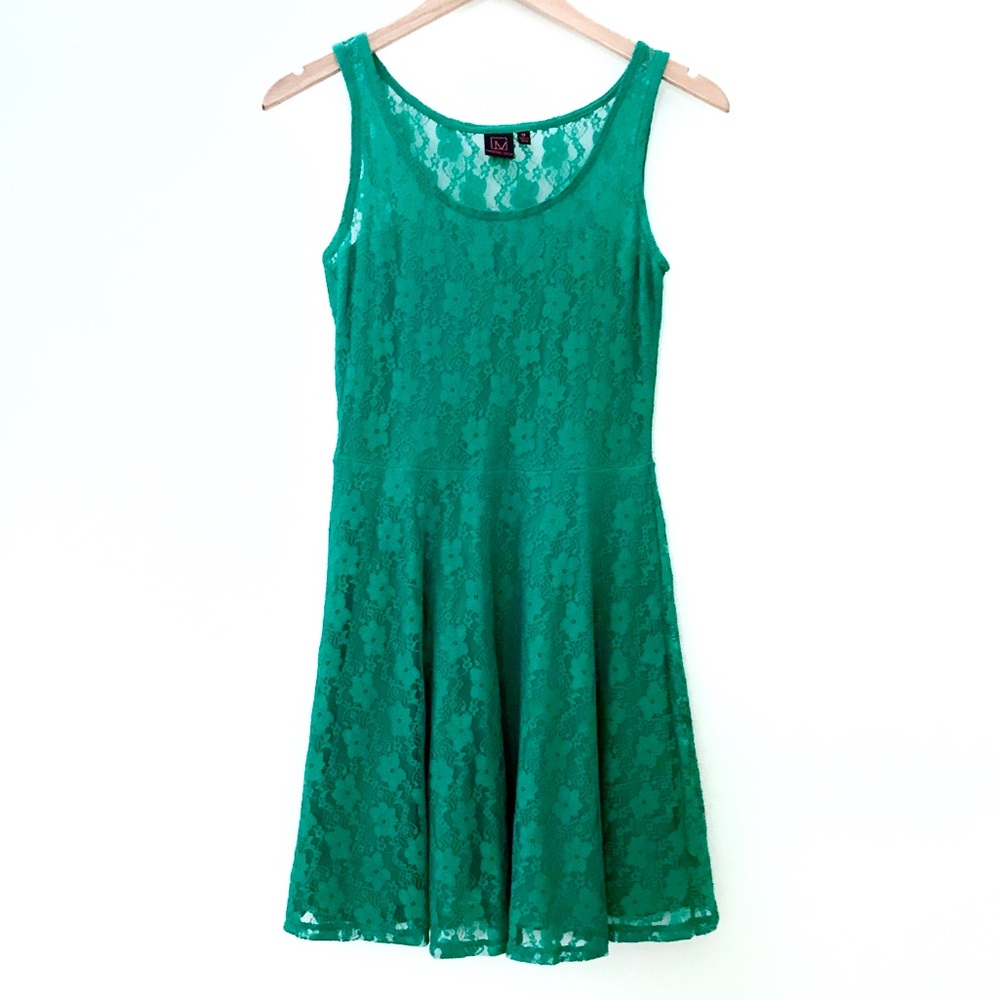 Lace skater dress